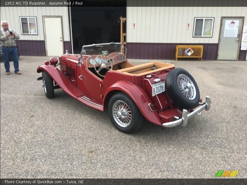  1952 TD Roadster Autumn Red