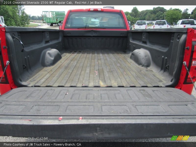 Red Hot / Jet Black 2016 Chevrolet Silverado 1500 WT Regular Cab