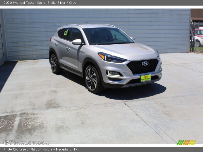 Stellar Silver / Gray 2020 Hyundai Tucson Sport