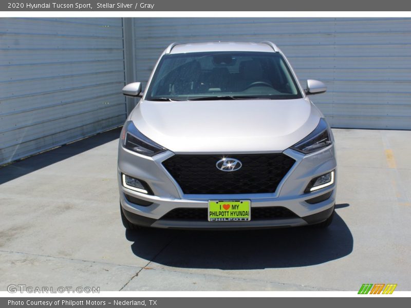 Stellar Silver / Gray 2020 Hyundai Tucson Sport