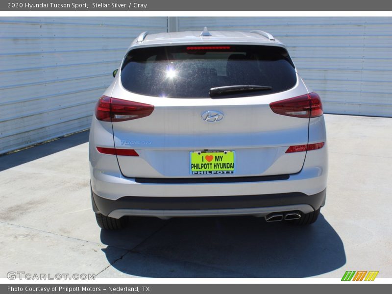 Stellar Silver / Gray 2020 Hyundai Tucson Sport