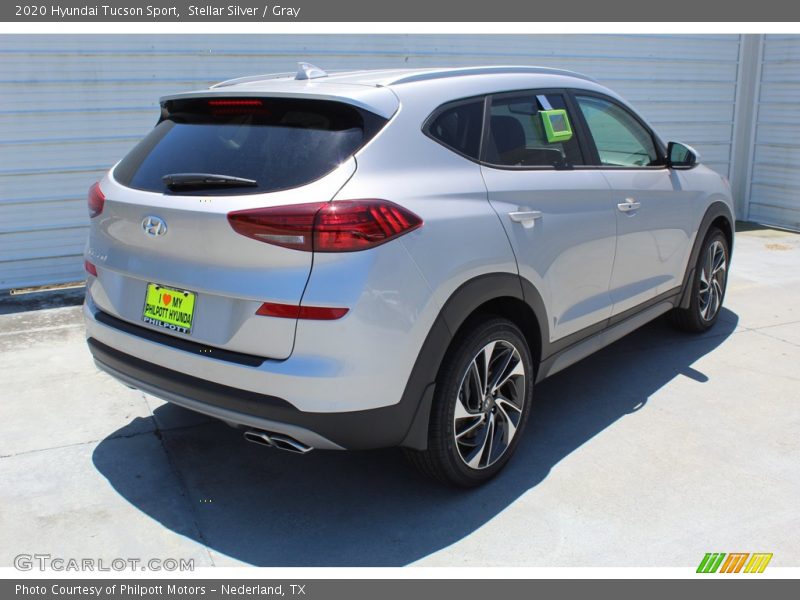 Stellar Silver / Gray 2020 Hyundai Tucson Sport