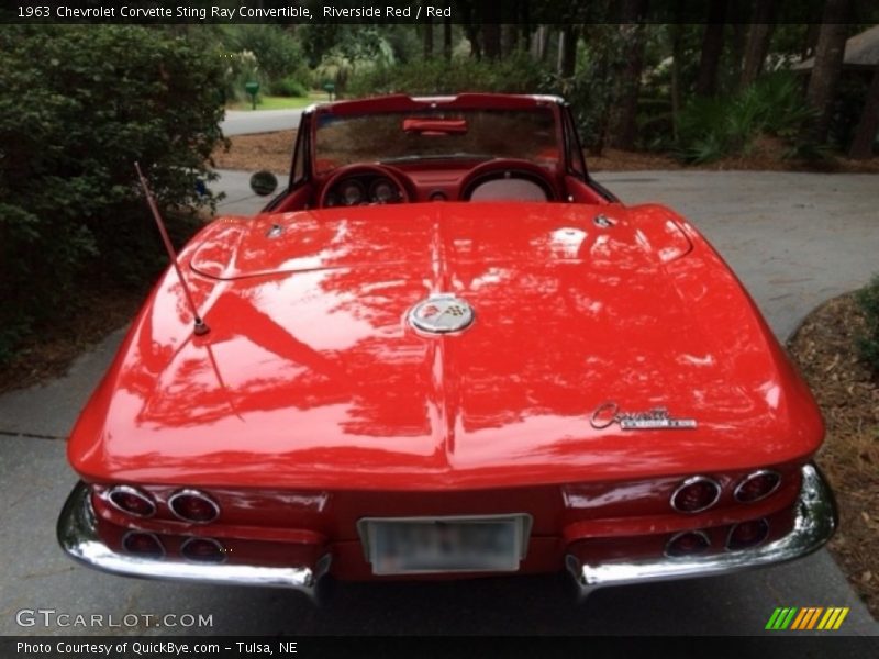 Riverside Red / Red 1963 Chevrolet Corvette Sting Ray Convertible