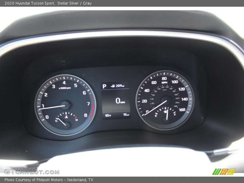 Stellar Silver / Gray 2020 Hyundai Tucson Sport