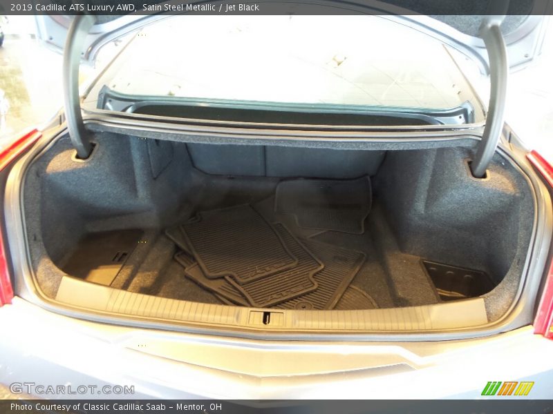Satin Steel Metallic / Jet Black 2019 Cadillac ATS Luxury AWD