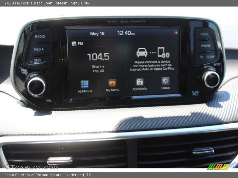 Stellar Silver / Gray 2020 Hyundai Tucson Sport