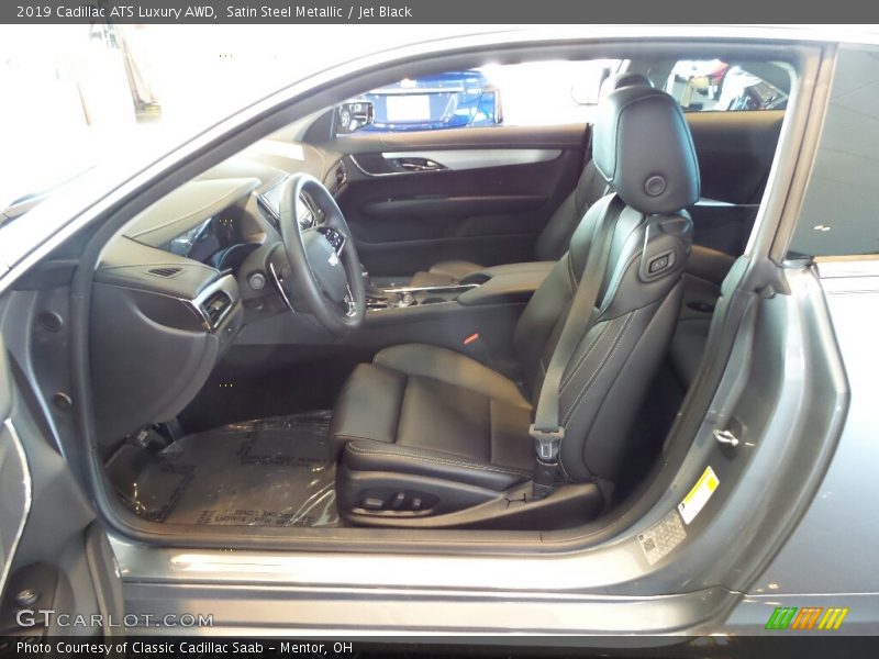 Satin Steel Metallic / Jet Black 2019 Cadillac ATS Luxury AWD