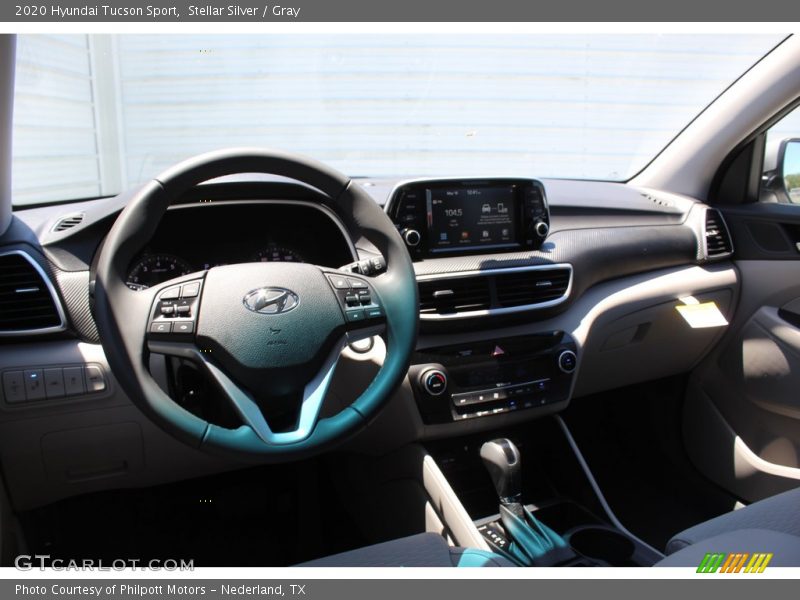 Stellar Silver / Gray 2020 Hyundai Tucson Sport