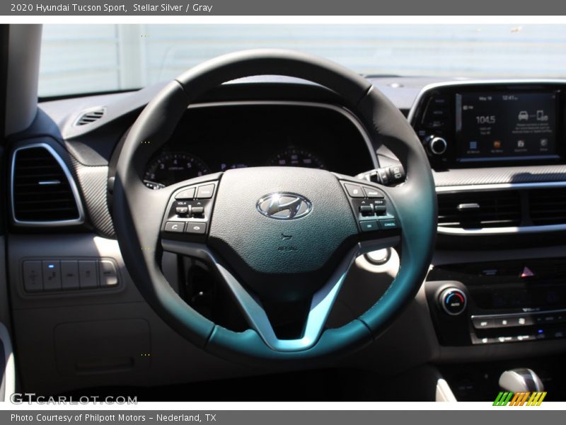 Stellar Silver / Gray 2020 Hyundai Tucson Sport