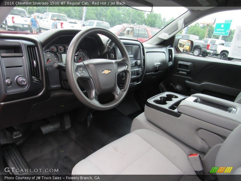Red Hot / Jet Black 2016 Chevrolet Silverado 1500 WT Regular Cab