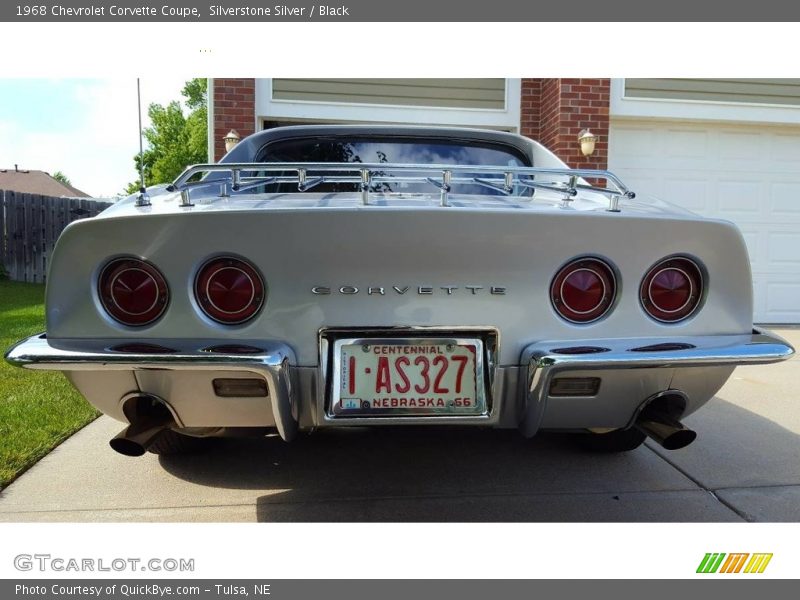Silverstone Silver / Black 1968 Chevrolet Corvette Coupe