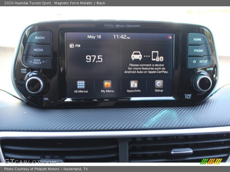 Magnetic Force Metallic / Black 2020 Hyundai Tucson Sport