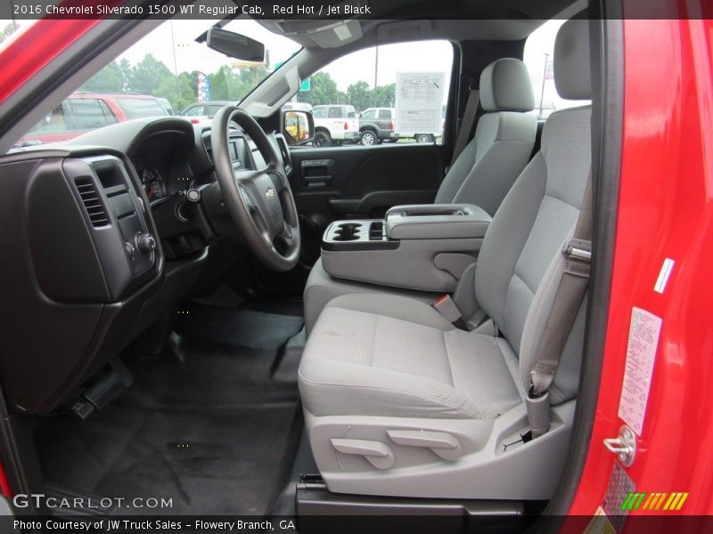 Red Hot / Jet Black 2016 Chevrolet Silverado 1500 WT Regular Cab