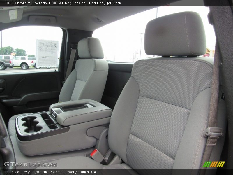Red Hot / Jet Black 2016 Chevrolet Silverado 1500 WT Regular Cab