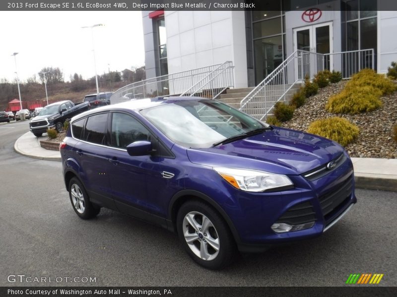 Deep Impact Blue Metallic / Charcoal Black 2013 Ford Escape SE 1.6L EcoBoost 4WD