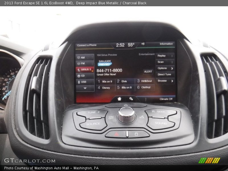 Deep Impact Blue Metallic / Charcoal Black 2013 Ford Escape SE 1.6L EcoBoost 4WD