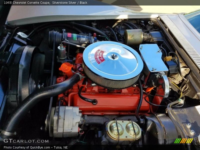  1968 Corvette Coupe Engine - 327 cid 350 HP OHV 16-Valve L79 V8