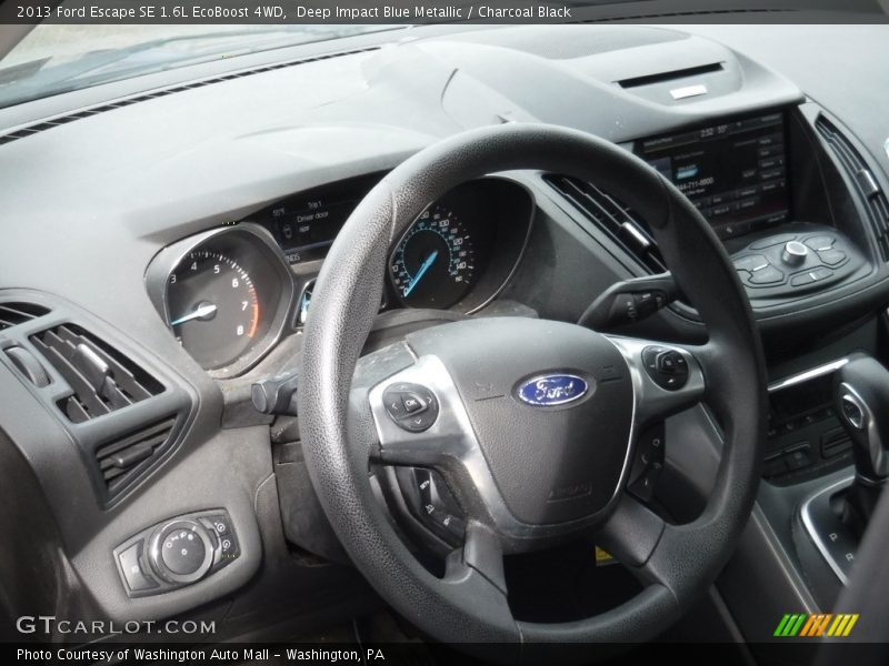 Deep Impact Blue Metallic / Charcoal Black 2013 Ford Escape SE 1.6L EcoBoost 4WD