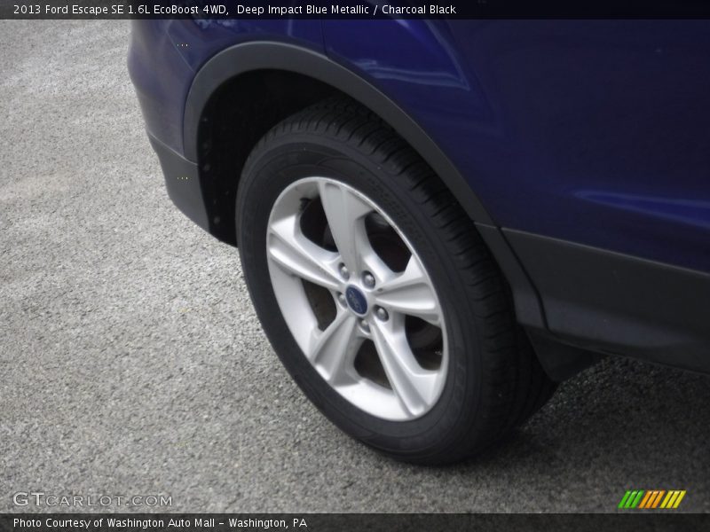 Deep Impact Blue Metallic / Charcoal Black 2013 Ford Escape SE 1.6L EcoBoost 4WD