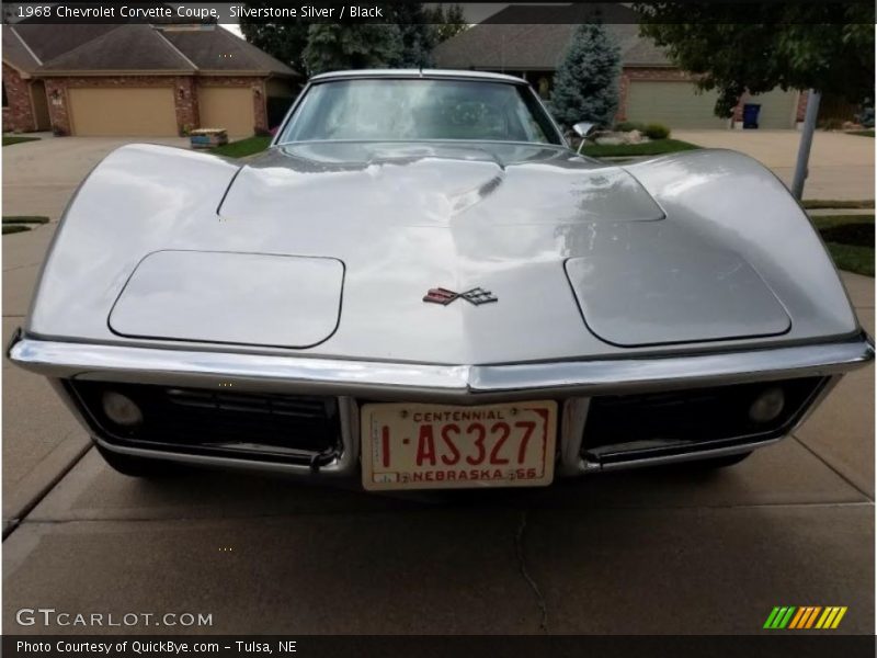 Silverstone Silver / Black 1968 Chevrolet Corvette Coupe