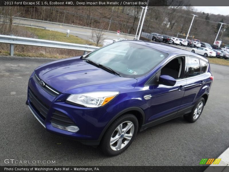 Deep Impact Blue Metallic / Charcoal Black 2013 Ford Escape SE 1.6L EcoBoost 4WD