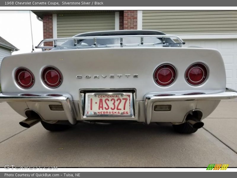 Silverstone Silver / Black 1968 Chevrolet Corvette Coupe