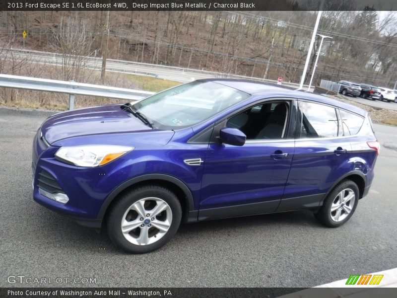 Deep Impact Blue Metallic / Charcoal Black 2013 Ford Escape SE 1.6L EcoBoost 4WD