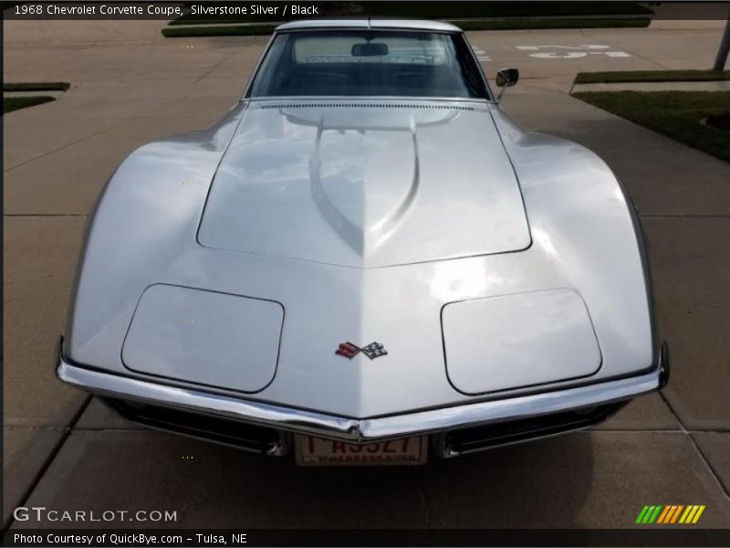 Silverstone Silver / Black 1968 Chevrolet Corvette Coupe