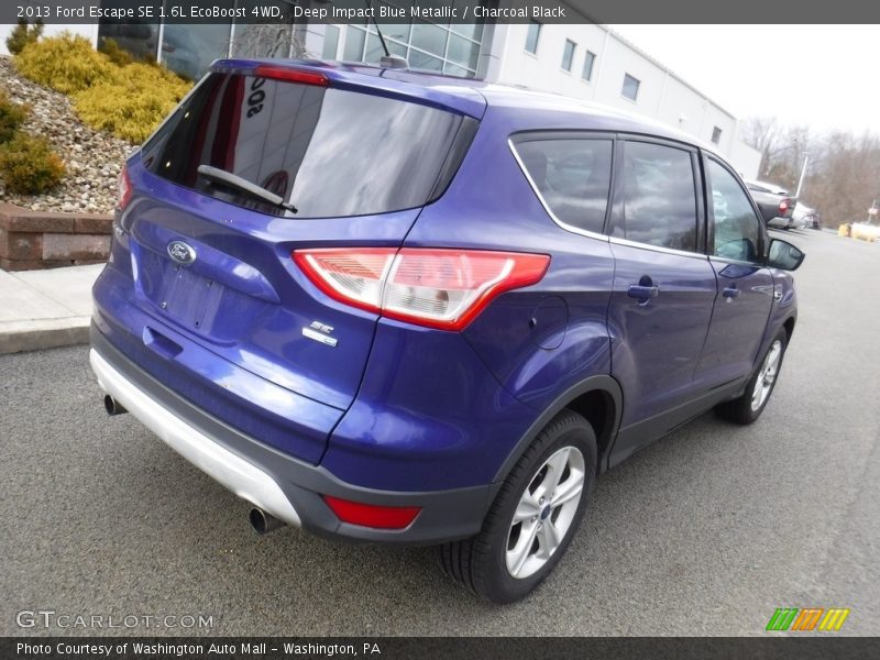 Deep Impact Blue Metallic / Charcoal Black 2013 Ford Escape SE 1.6L EcoBoost 4WD