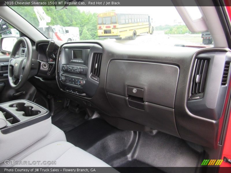 Red Hot / Jet Black 2016 Chevrolet Silverado 1500 WT Regular Cab