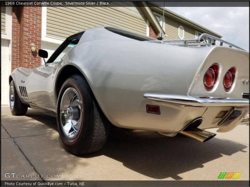 Silverstone Silver / Black 1968 Chevrolet Corvette Coupe