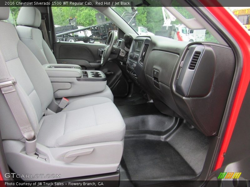 Red Hot / Jet Black 2016 Chevrolet Silverado 1500 WT Regular Cab