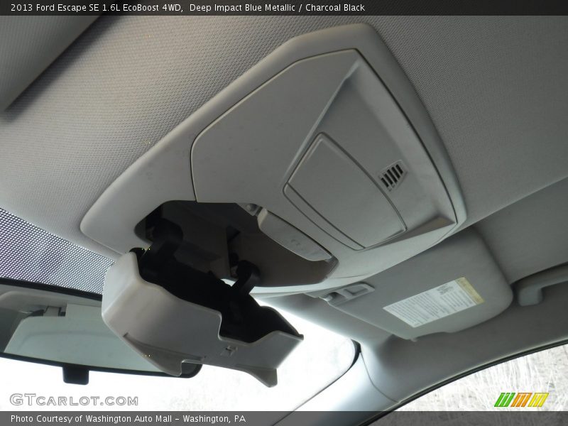 Deep Impact Blue Metallic / Charcoal Black 2013 Ford Escape SE 1.6L EcoBoost 4WD