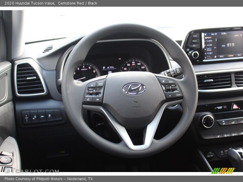 Gemstone Red / Black 2020 Hyundai Tucson Value