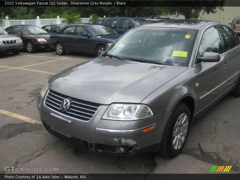 Silverstone Grey Metallic / Black 2002 Volkswagen Passat GLS Sedan