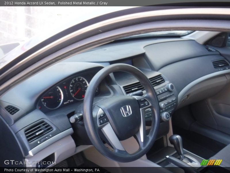 Polished Metal Metallic / Gray 2012 Honda Accord LX Sedan