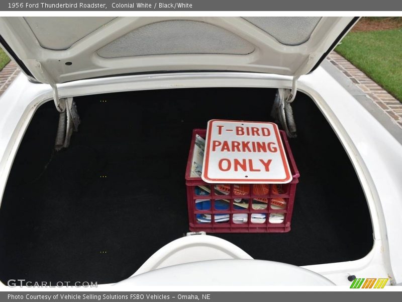 Colonial White / Black/White 1956 Ford Thunderbird Roadster