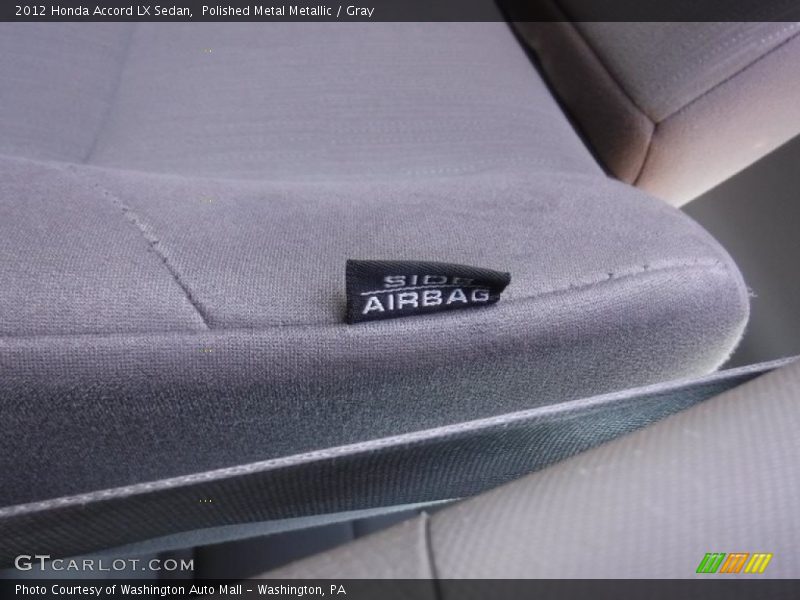 Polished Metal Metallic / Gray 2012 Honda Accord LX Sedan