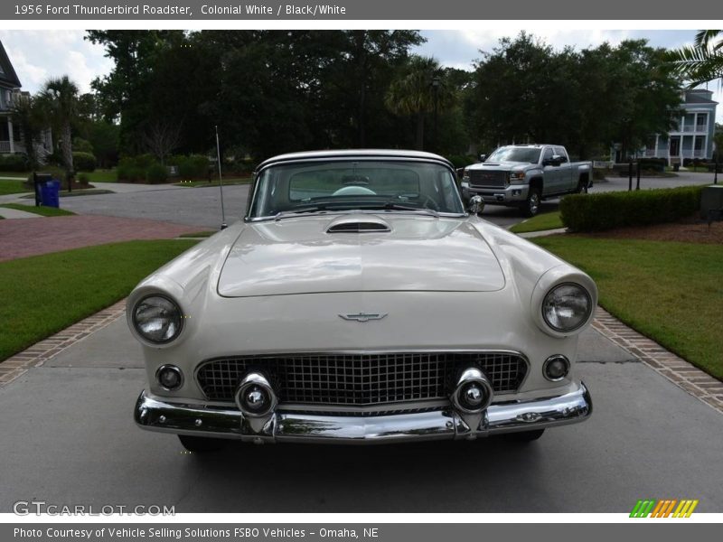 Colonial White / Black/White 1956 Ford Thunderbird Roadster