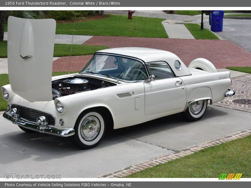 Front 3/4 View of 1956 Thunderbird Roadster