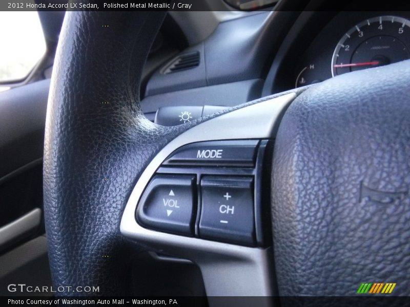 Polished Metal Metallic / Gray 2012 Honda Accord LX Sedan
