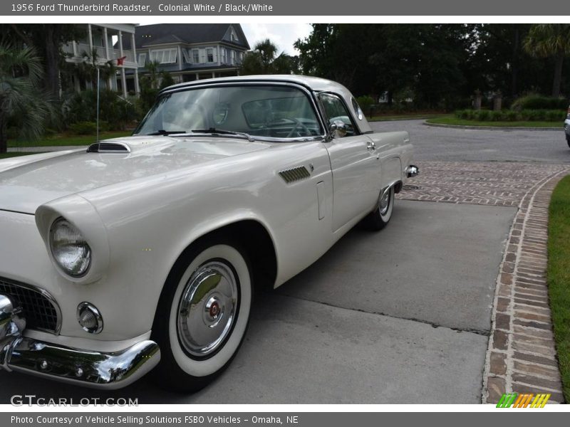 Colonial White / Black/White 1956 Ford Thunderbird Roadster