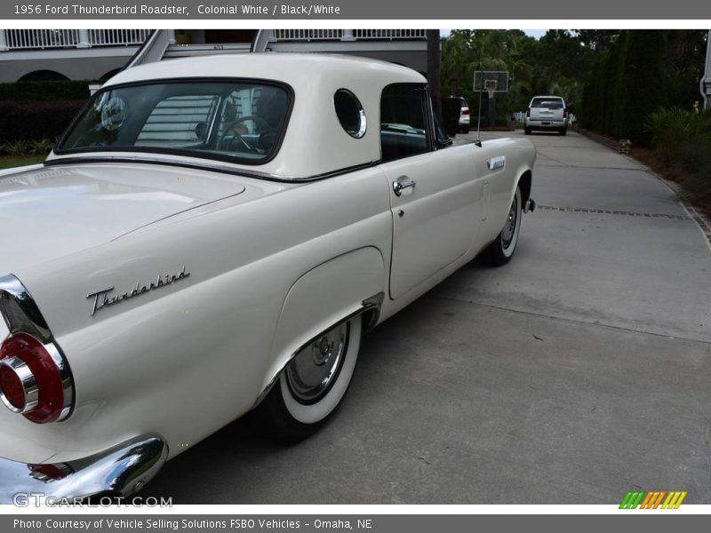 Colonial White / Black/White 1956 Ford Thunderbird Roadster