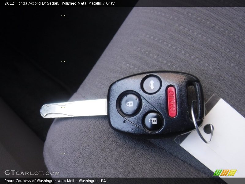 Polished Metal Metallic / Gray 2012 Honda Accord LX Sedan