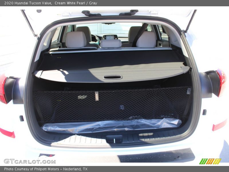 Cream White Pearl / Gray 2020 Hyundai Tucson Value