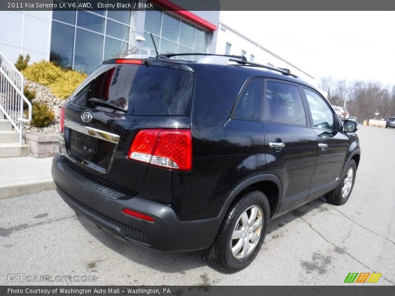 Ebony Black / Black 2011 Kia Sorento LX V6 AWD