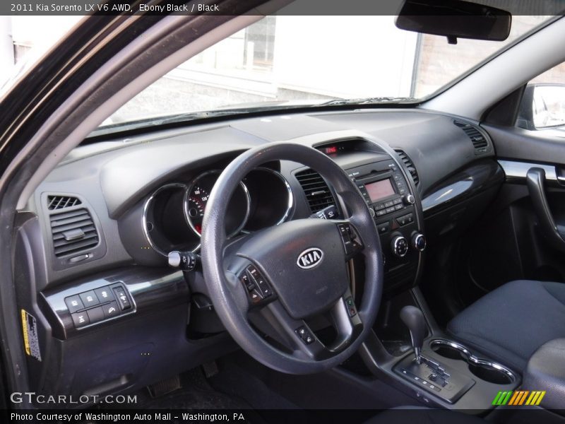 Ebony Black / Black 2011 Kia Sorento LX V6 AWD