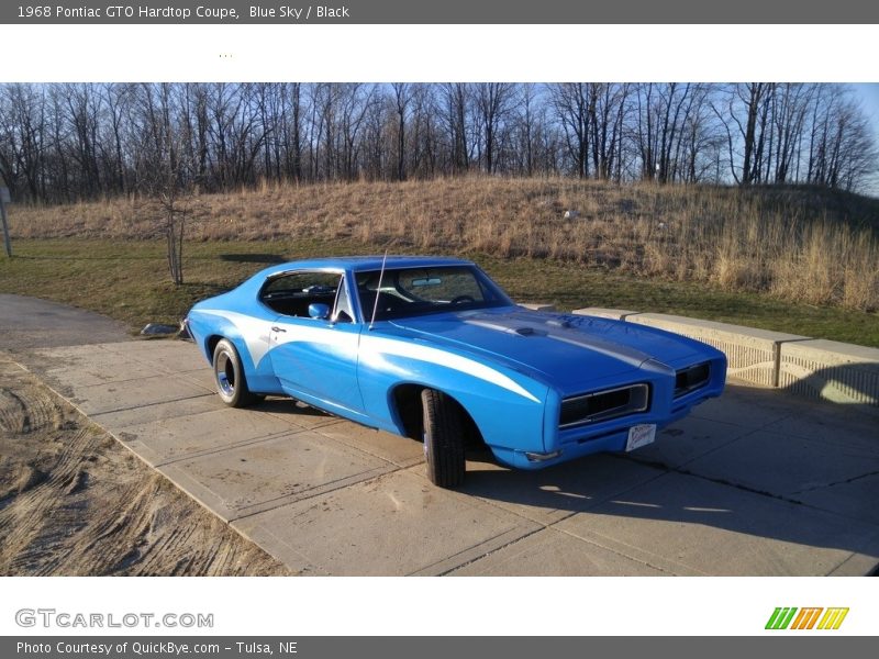  1968 GTO Hardtop Coupe Blue Sky