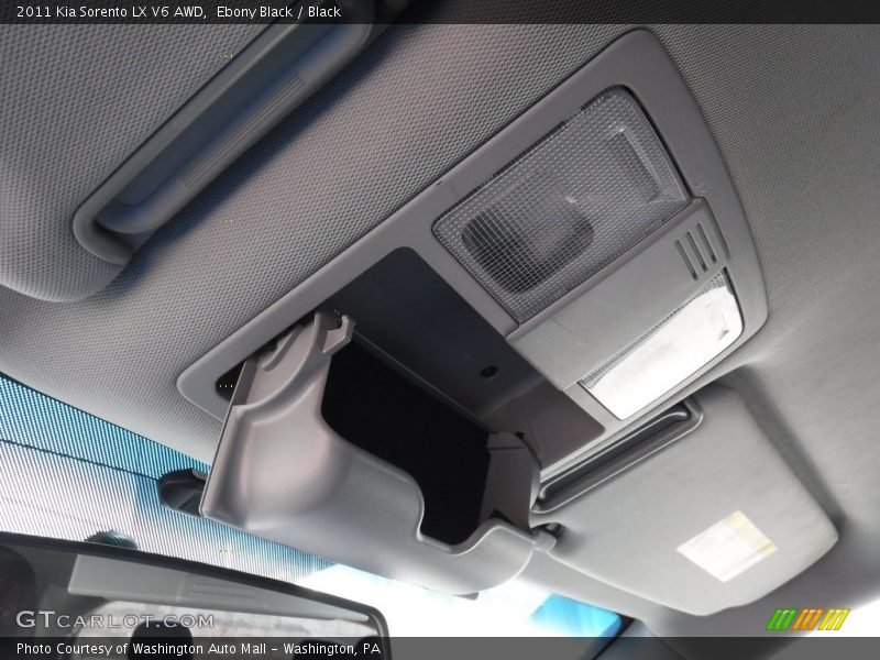 Ebony Black / Black 2011 Kia Sorento LX V6 AWD