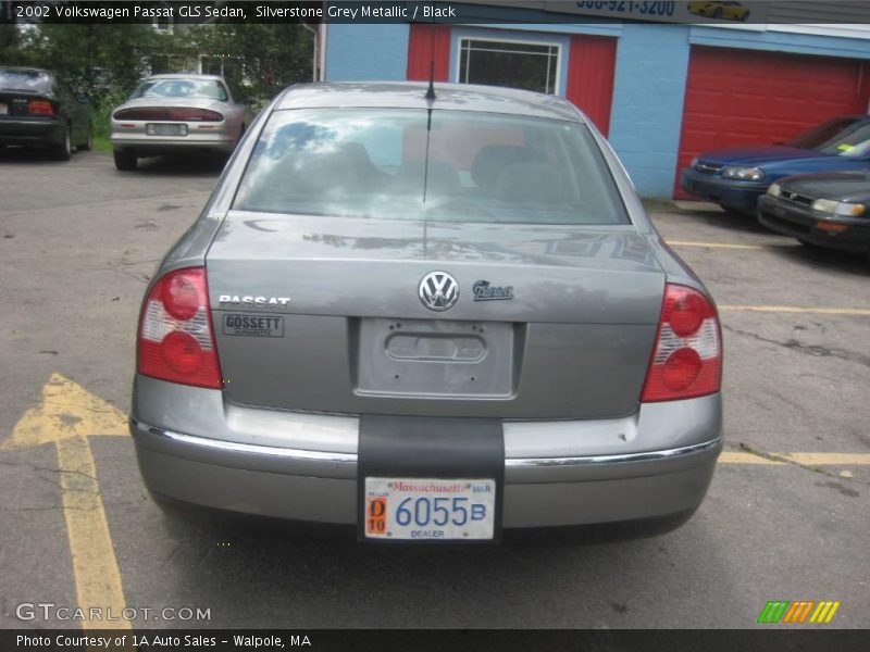 Silverstone Grey Metallic / Black 2002 Volkswagen Passat GLS Sedan